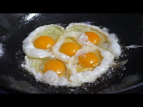 ?? ????? ?? ??? / fried egg on fried rice - korean street food