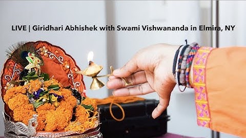 LIVE | Giridhari Abhishek with Sri Swami Vishwananda in Elmira, NY