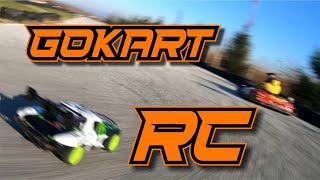 RC vs Gokart FPV + ForceFeedback wheel