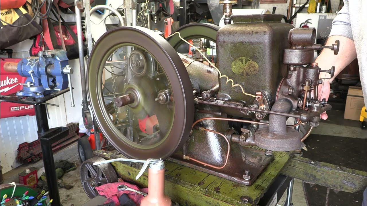 Mogul 1 Hp IHC Antique Gas Engine Camera and Audio test Video - YouTube