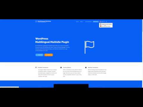 WordPress Multilingual Multisite Plugin Backend