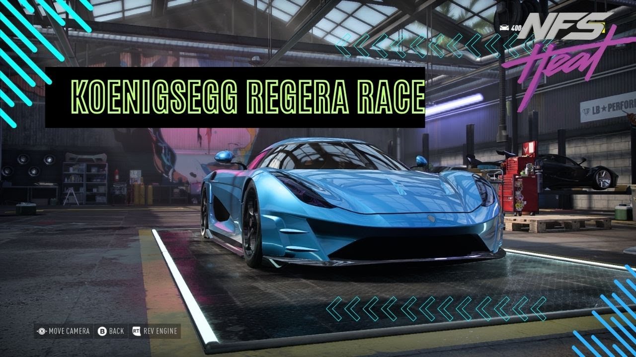 NFS HEAT Race Koeningsegg Beats every car xbox racing game - YouTube