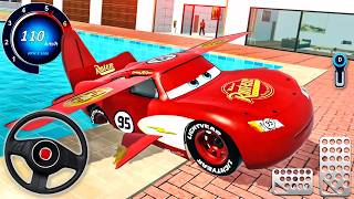 Flying Lightning McQueen in Open World | Crazy Car Adventure - Android GamePlay #8 screenshot 5