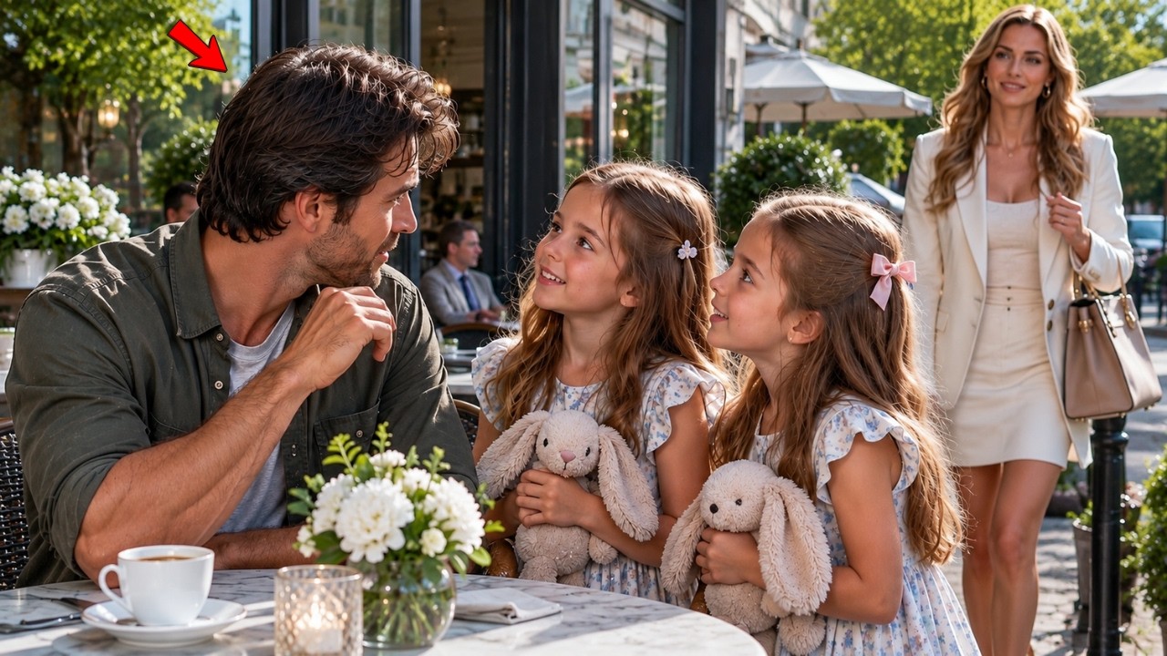 Père célibataire attend son date, puis les filles du PDG disent : « Maman est désolée… »