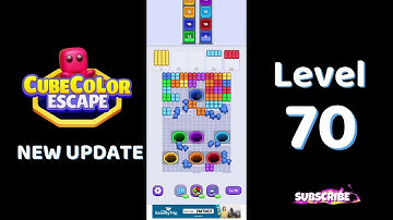 🎮 Cube Color Escape Level 70 Walkthrough 🧩 | SolutionGuruji