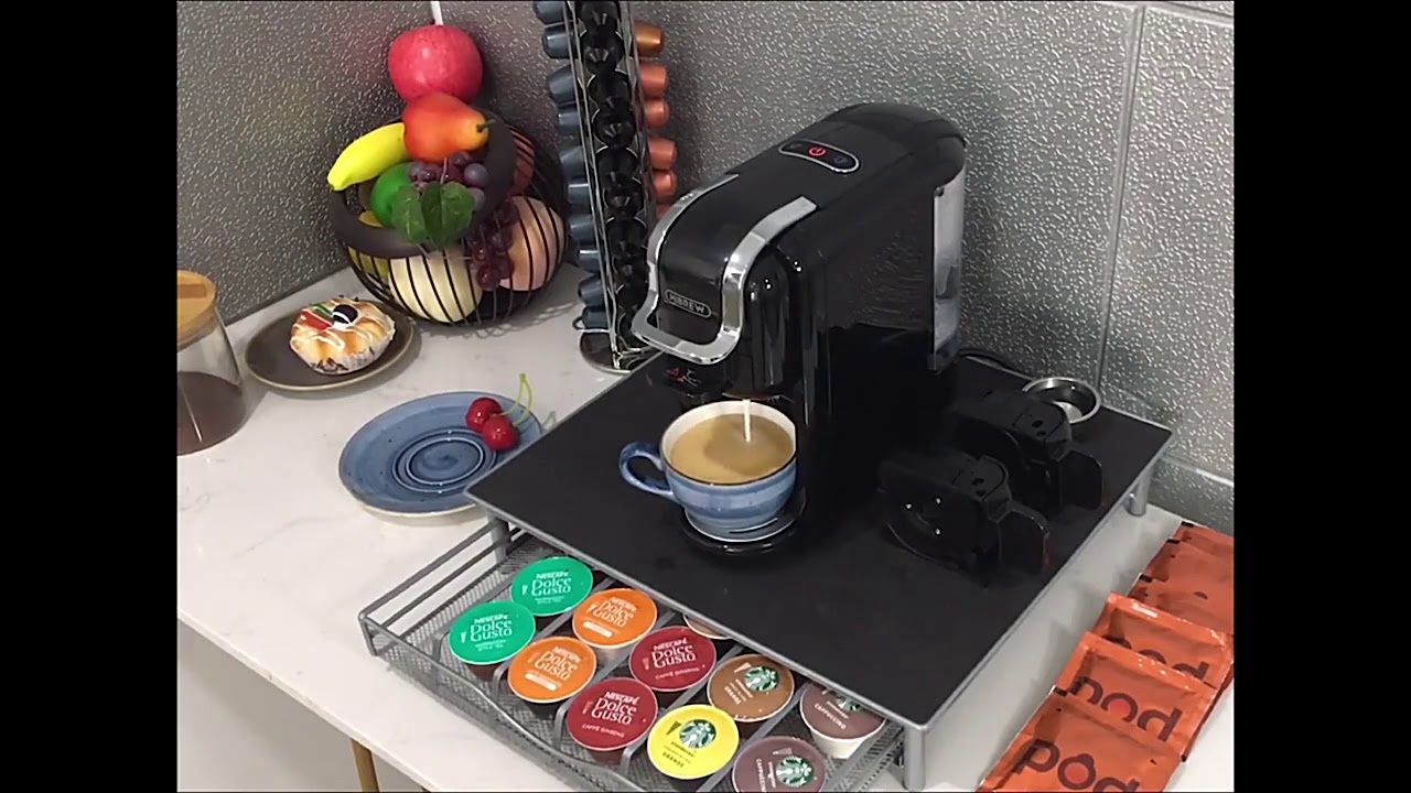 HiBREW 4 in 1 Multiple Capsule Espresso Coffee Machine 