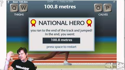 MANvsGAME - QWOP Victory Celebration