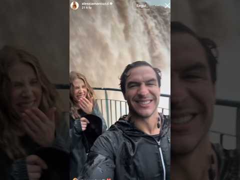 Video Alessia Marcuzzi in vacanza in Brasile insieme al fidanzato Tiago Schietti