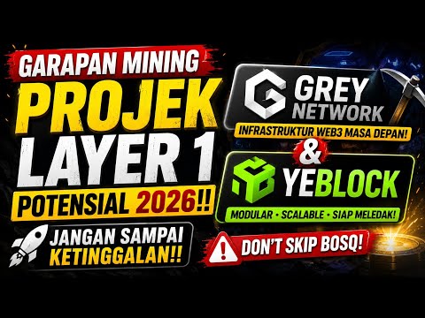 MINING PERIA MAKIN GA JELAS!! MENDING GARAP 2 PROJEK MINING LAYER 1 POTENSIAL 2026!!