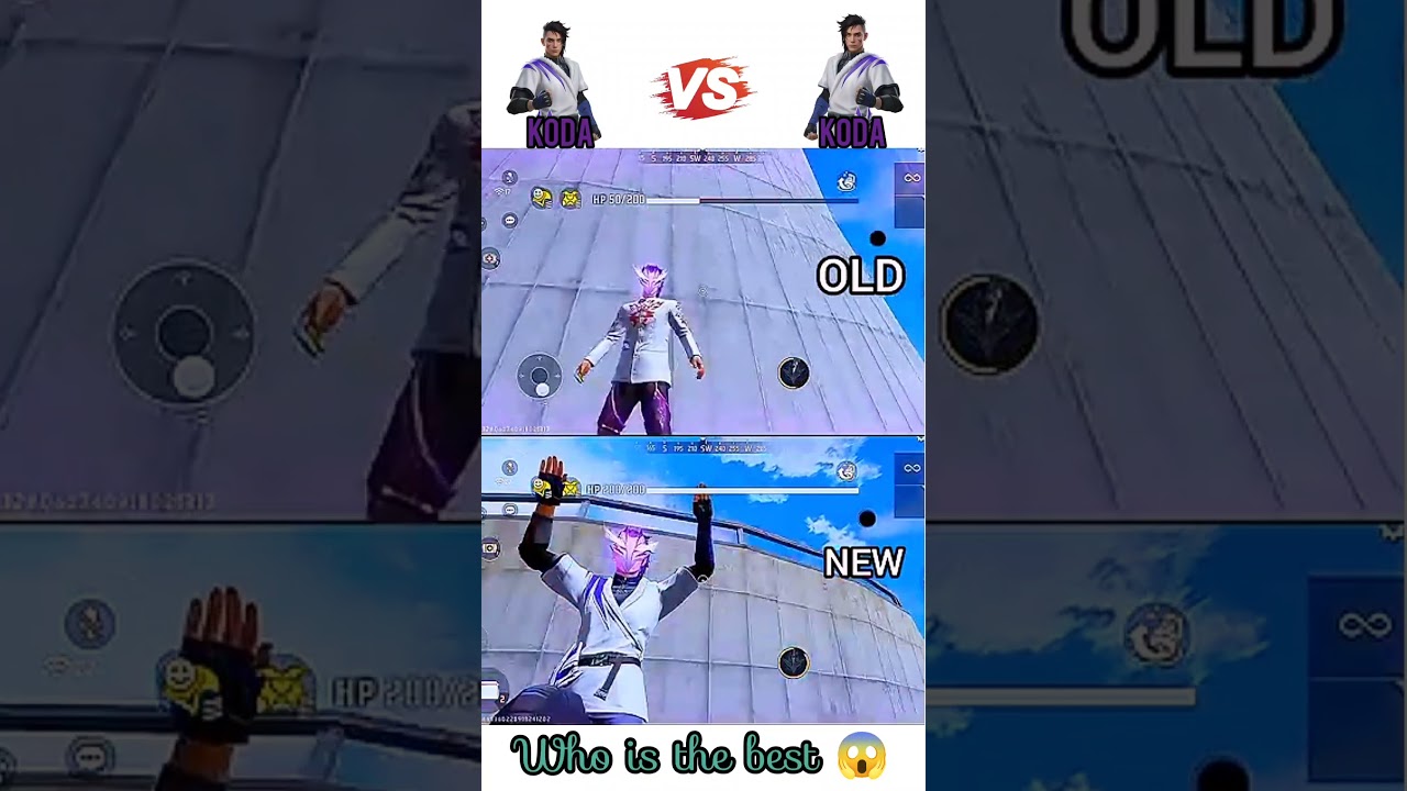 OLD KODA VS NEW KODA 😱 CHARACTER & GUN ABILITY TEST 🤯 IN FREE FIRE MAX 🔥 | 