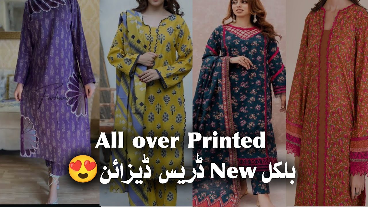 All-Over Printed Suit Design 2025 – Stunning All-Over Suit & Dress Ideas