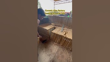Ceramic tiles loading in factory morbi city  #viral #interiordesign #ceramictiles #vitrifiedtiles