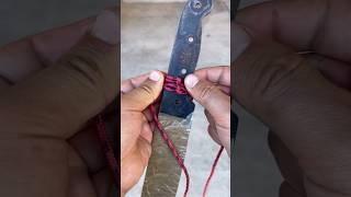 Mango De Cuerda Para Cuchillo. Sígueme En Video Completo En Mi Perfil