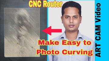 Easy Photo Curving by ART CAM।।SolidWorks।। Solid CAM।। CNC programs & Routing Video.