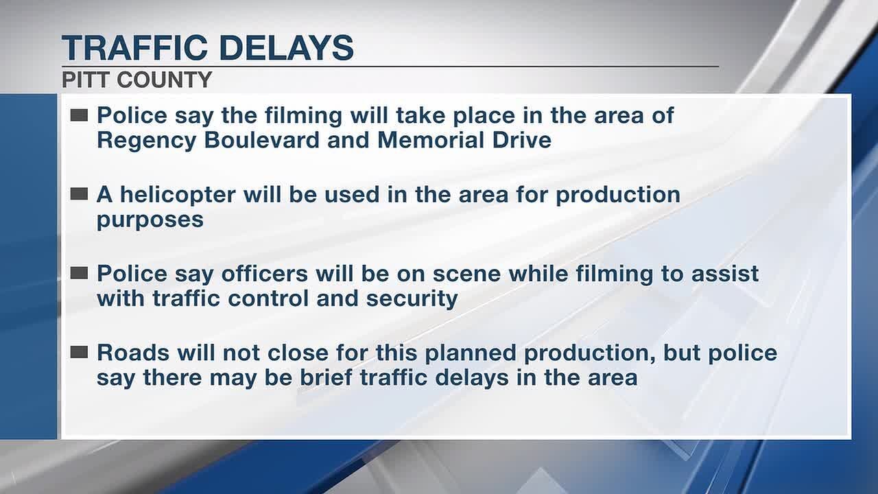 Greenville police advise residents of film production involving helicopter today