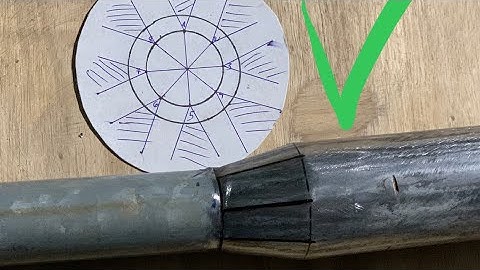 Hướng dẫn mẹo, cắt ghép ống không cùng kích cỡ, ít ai biết