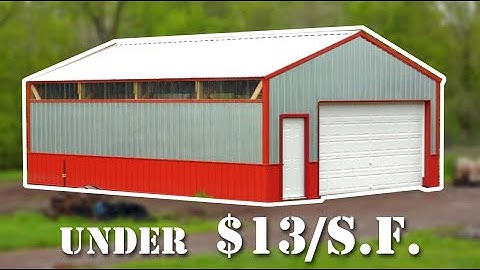 Budget Menards Pole Barn Lessons Learned