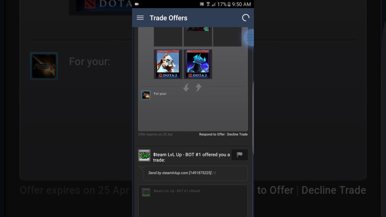 Earn steam trading cards via steamlvlup