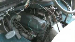 Cold Start (Fail) - Working on the The Bus - Brakelines R&R.  460 Ford Gas Motor.