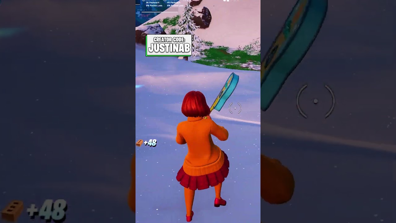 *NEW* Velma Dinkley skin GAMEPLAY in Fortnite! 