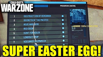 Verdansk 2025 Super Easter Egg Guide! How to Complete/Unlock all 30 Computer Challenges in Warzone