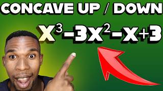 How to Determine the Values of x Where the Graph is Concave Upward or Downward