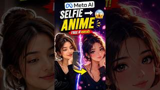 Meta AI transforms my selfie into avatar🥶😱#shorts