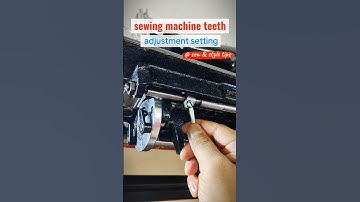 How to adjust sewing machine feed dog #sewingmachine #silaimachine #ussewtips #repairing