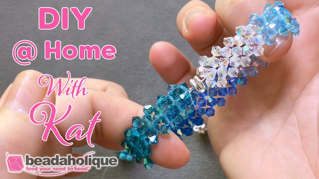 Aquamarine (Preciosa color), Czech Glass Beads, Machine Cut Bicones (M -  Crystals and Beads for Friends