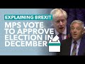 MPs Approve General Election on December 12 - Brexit Explained