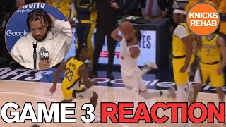 ABC ESPN Knicks vs Pacers Game 4 Preview Game 3 Reaction