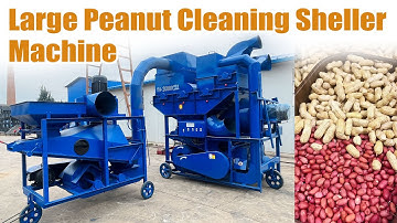 Efficient Peanut Shelling & Cleaning Machine | High-Speed Processing! 🌟#peanut #groundnut #sheller