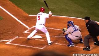 Albert Pujols first at bat as an Angel