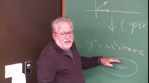 Michael Singer - Walks, Difference Equations and Elliptic Curves [2017]