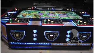 100 Inches 10 Seats Big Luxury Fish Game Table Manufacturer Cheap Fish Machine Jammer