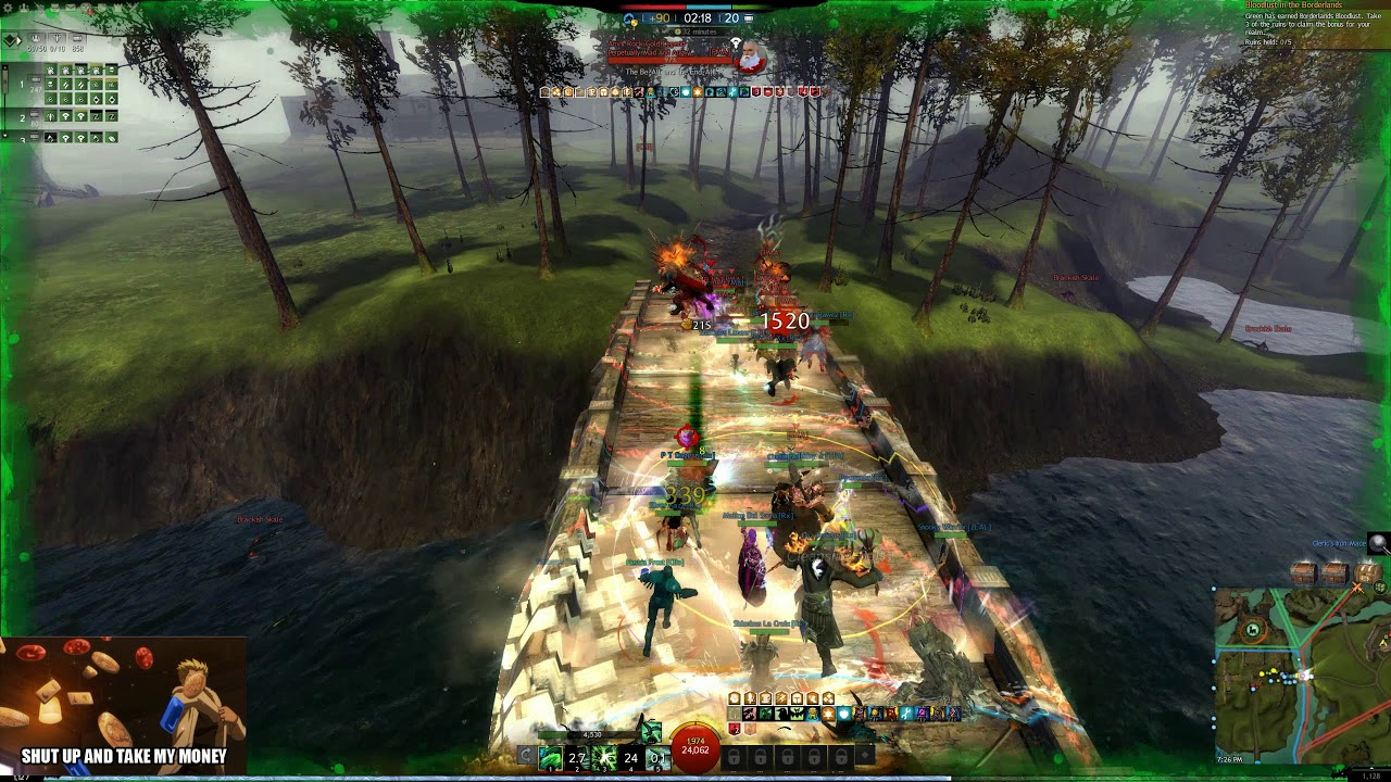 GW2 Reset - Blood Magic Reaper (Rune of Sanctuary test)