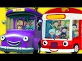 the wheels on the bus go round and round | nursery rhymes | vehicles song | kids rhymes