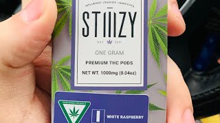 Stiiizy White Raspberry Pod Review!! 🔥(New Drop, it gets me cooked lol )