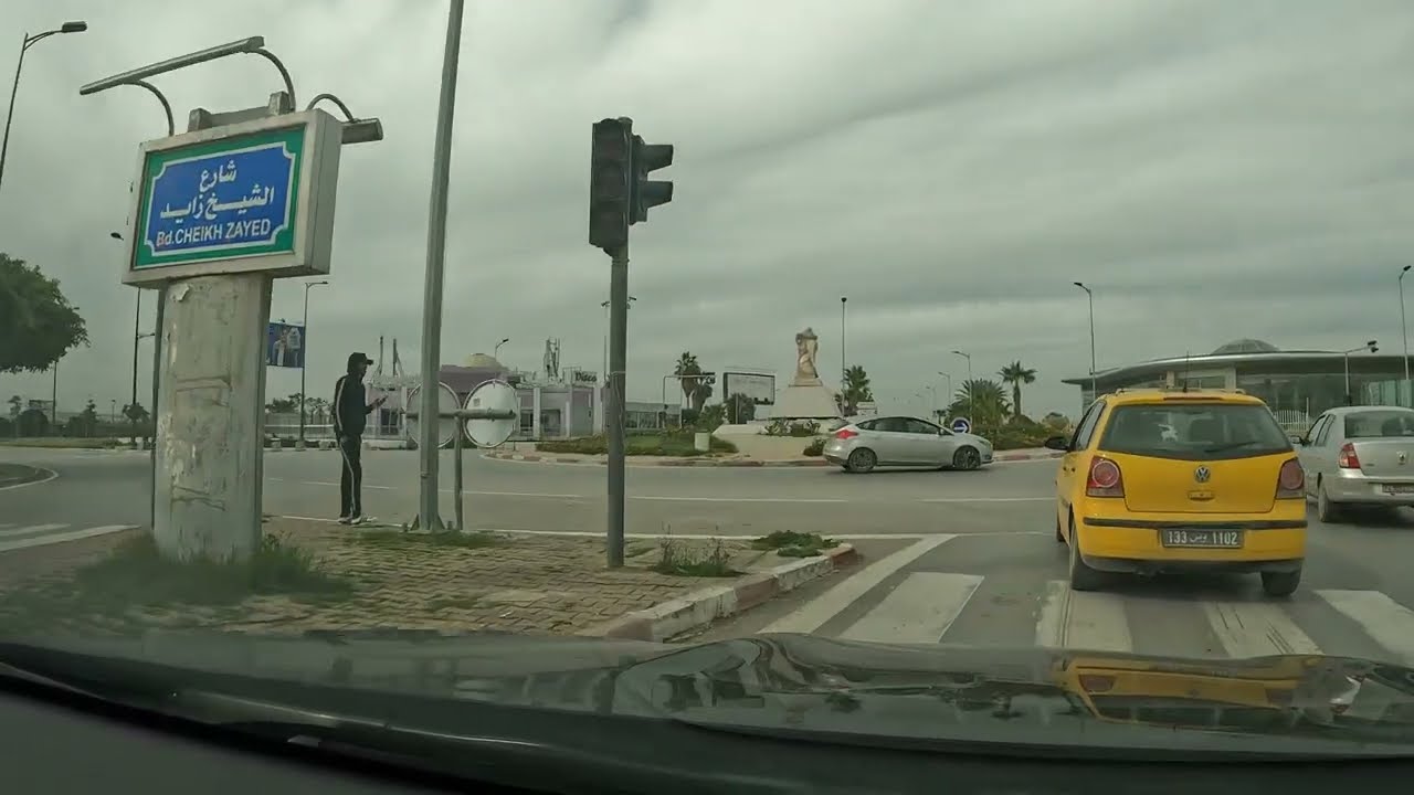 4K Driving in Tunisia 🇹🇳 by Day - From La Soukra to Lac 1