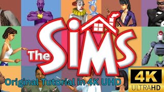 Sims 1 Original Tutorial in 4K UHD