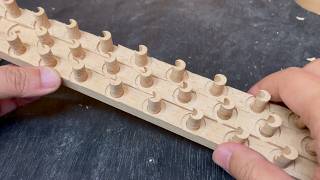 編み物が流行ってると聞いたので、編み機を作りました