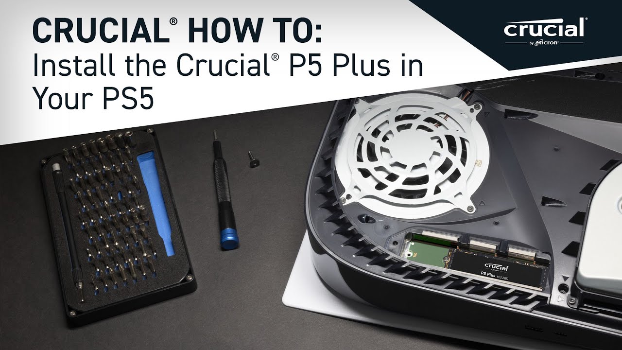 Crucial How To: Install & Use The Crucial P5 Plus in Your PS5