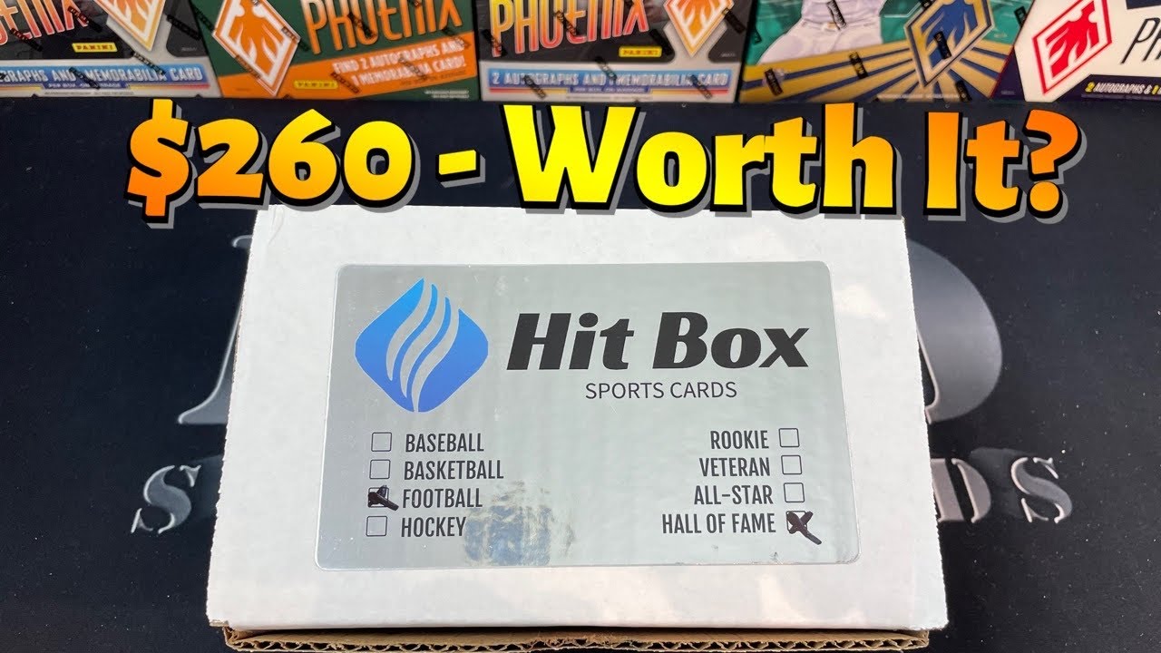 NEW Review ! Hit Box Sports Cards Hall of Fame Football Review October