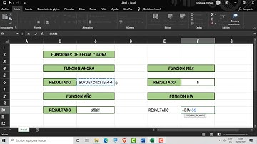 CURSO DE EXCEL FUNCIONES FECHA, HORA Y LOGICAS