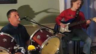 ME AND MY DAD PLAYING TOGETHER:D WANTED TO PLAY DRUMS AND WAS IN MY...