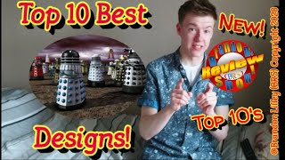 Top 10 Best Dalek Designs! (Doctor Who Top 10) 4K