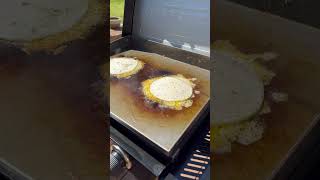 Crispy Cheese Breakfast Tostada | Charbroil®