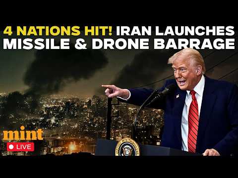 LIVE | Iran Launches Missile & Drone Barrage At U.S. Targets Across Kuwait, Bahrain, Jordan & Iraq
