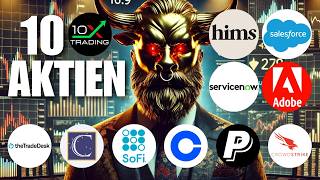 🚨 10 AKTIEN 🕵🏼 HIMS Salesforce ServiceNow Adobe Crowdstrike Paypal Coinbase SoFi CSU TradeDesk