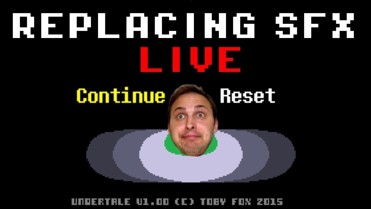Modding Undertale SFX LIVE (chat votes on sounds)